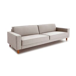 Sofá 3 Lugares Aurora Linho Bege 210 cm