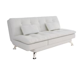 Sofá-Cama Casal 3 Lugares Amanda Branco