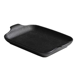 Travessa Retangular Ônix Preta 30x21 cm