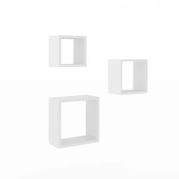 Conjunto com 3 Nichos Dos Branco Gelo
