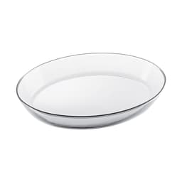 Assadeira Oval Pequena Marinex Transparente
