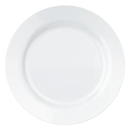 Prato Raso Menu Branco 24 cm