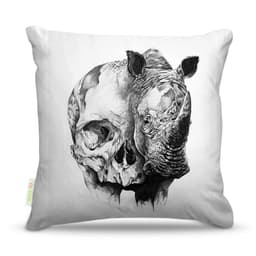 Almofada Caveira Rhino 45X45Cm