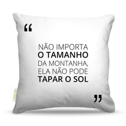 Almofada Frases Montanha 45X45Cm