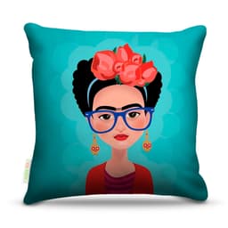 Almofada Frida Desenho Azul 45X45Cm