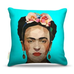 Almofada Frida Geometrica Ciano 45X45Cm