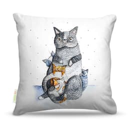 Almofada Gatos Gordos Surreais 45X45Cm