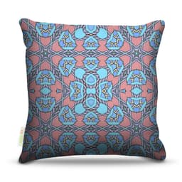 Almofada Textura Rosa E Azul 40X40Cm