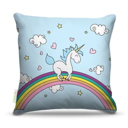 Almofada Unicornio Arco Iris 45X45Cm