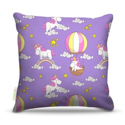 Almofada Unicornio Roxo 45X45Cm