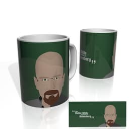 Caneca Nerderia Breaking Bad Heisenberd