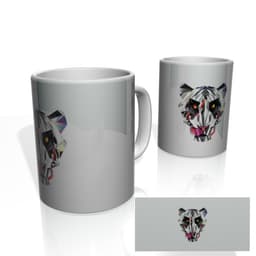 Caneca Nerderia Geometric Tiger2