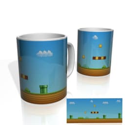Caneca Nerderia Mario Bros