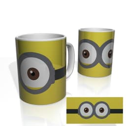 Caneca Nerderia Minion Olhos