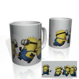 Caneca Nerderia Minions Correndo
