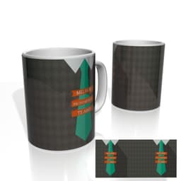 Caneca Nerderia Pai Gravata Verde
