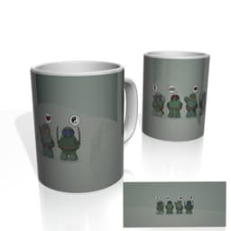 Caneca Nerderia Tartarugas Ninjas