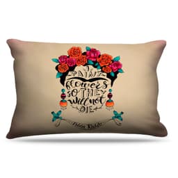 Fronha Para Travesseiros Frida Flowers