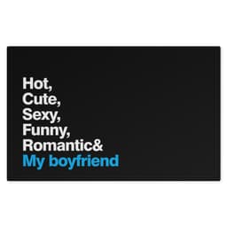 Jogo Americano Nerderia My Boyfriend