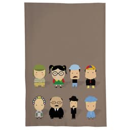 Pano De Prato Nerderia Chaves Personagens