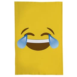 Pano De Prato Nerderia Emoticon Rindo