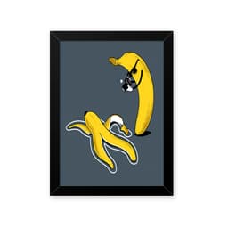 Quadro Banana Crime 33X43cm