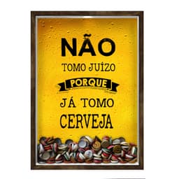 Quadro Decorativo Nerderia 33x43cm