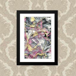 Quadro Fios Abstratos 23X33