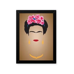 Quadro Frida Marrom 23X33