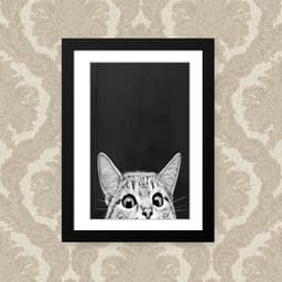 Quadro Gato 23X33