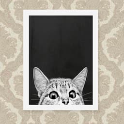 Quadro Gato 23X33