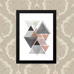 Quadro Geometrico Triangulo 23X33