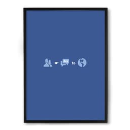 Quadro Nerderia Facebook