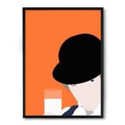 Quadro Nerderia Laranja Mecanica Vetor