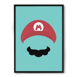 Quadro Nerderia Mario Bigode Minimalista