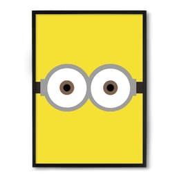 Quadro Nerderia Minion Dois Olhos