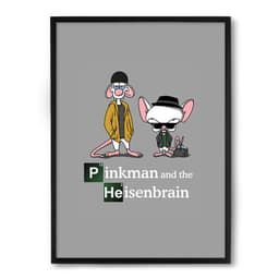 Quadro Nerderia Pink Cerebro Breaking Bad
