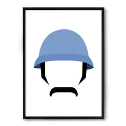 Quadro Nerderia Seu Madruga Minimalista