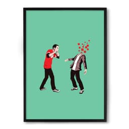 Quadro Nerderia Sheldon Estourando Miolos