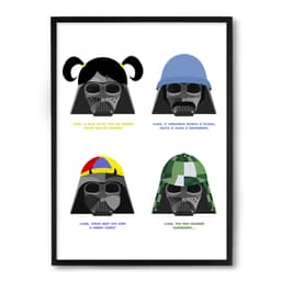 Quadro Nerderia Vader Chaves