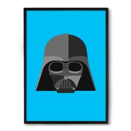 Quadro Nerderia Vader Minimalista