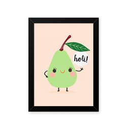 Quadro Pera Fofa 23X33