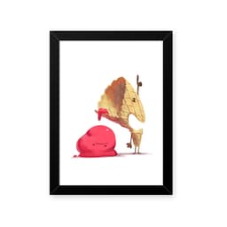 Quadro Sorvete Derretido 23X33