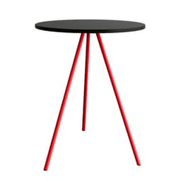 Mesa Lateral Gabriela Wood Vermelha