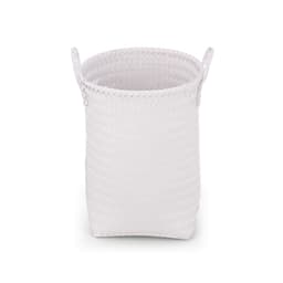 Cesto Tramado Alto Branco 40 cm