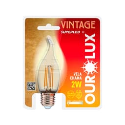 Lâmpada LED Vela II Âmbar