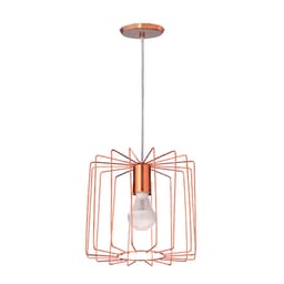 Pendente Aramado Cylinder Cobre
