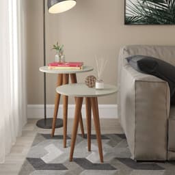 Conjunto de Mesas Picasso Off White
