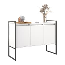 Buffet 3 Portas Rouxe Branco