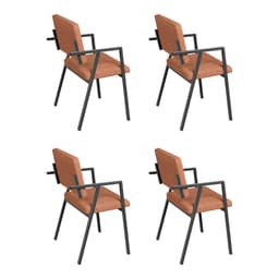 Conjunto 4 Poltrona Podium Plus Terracota